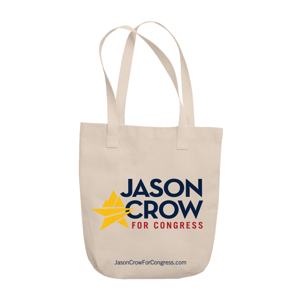 Jason Crow for Congress Logo Tote