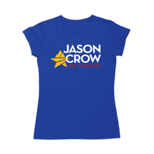Load image into Gallery viewer, Jason Crow for Congress Logo Fitted T-Shirt
